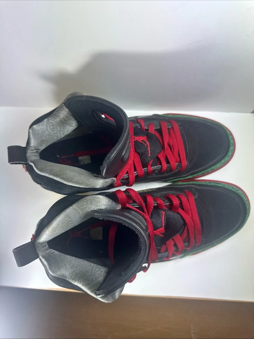 Air Jordan Spizike OG Men’s Size 11 Black Red Green High Top Athletic Sneakers